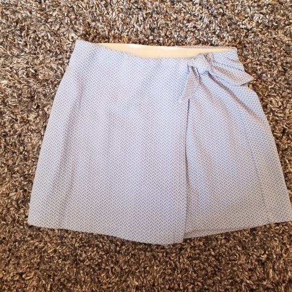 Zara Other - Light blue ribbed skort